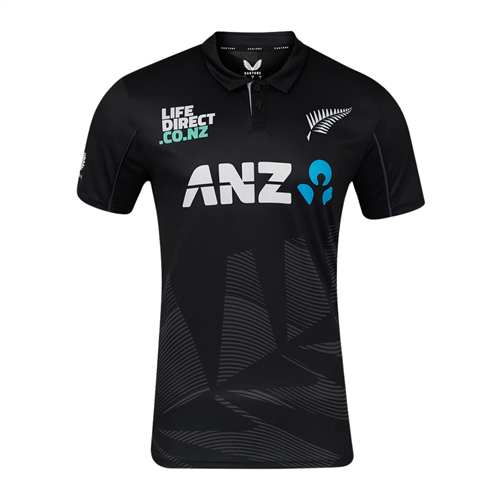 CASTORE BLACKCAPS KIDS' ODI REPLICA SHIRT