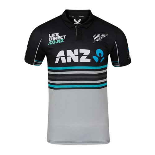 CASTORE BLACKCAPS KIDS' T20 REPLICA SHIRT
