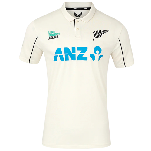 CASTORE BLACKCAPS TEST REPLICA SHIRT