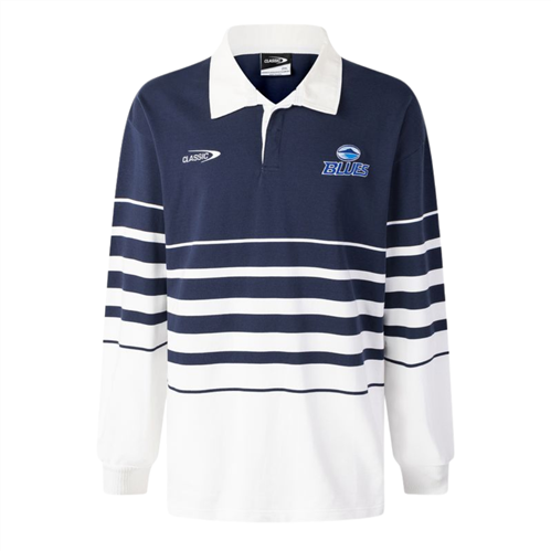 CLASSIC BLUES LONG SLEEVE KNIT JERSEY