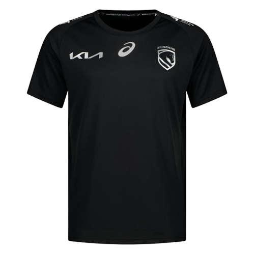 ASICS BRISBANE BRONCOS BLACK DOG CHARITY RUN OUT TEE