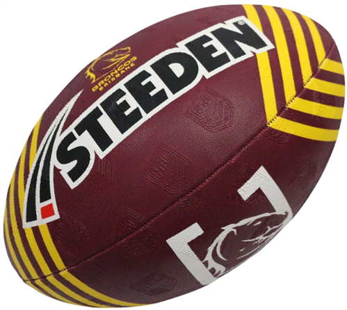 STEEDEN BRISBANE BRONCOS SUPPORTER LEAGUE BALL