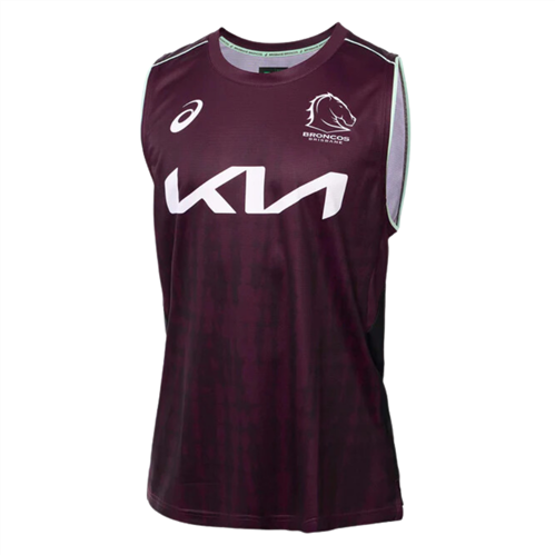 ASICS BRISBANE BRONCOS TRAINING SINGLET