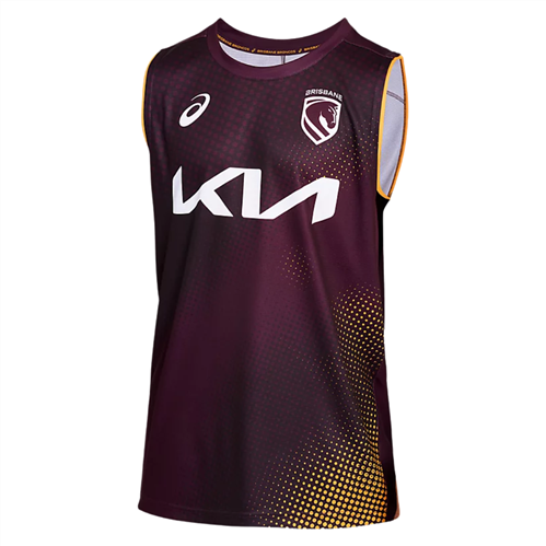 ASICS BRISBANE BRONCOS TRAINING SINGLET