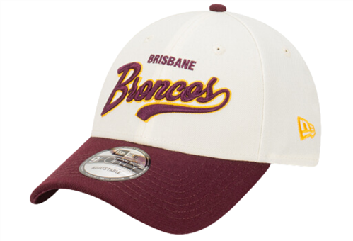 NEW ERA BRISBANE BRONCOS 2TONE SCRIPT 9FORTY SNAPBACK