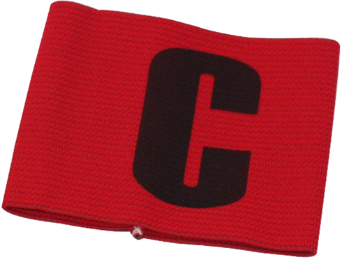 SILVER FERN CAPTAINS ARMBAND RED