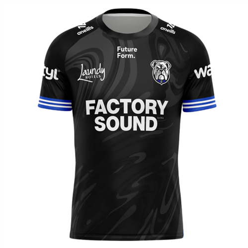 O'NEILLS CANTERBURY BULLDOGS TRAINING TEE BLACK