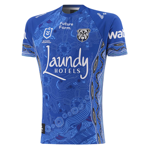 O'NEILLS CANTERBURY BULLDOGS INDIGENOUS JERSEY