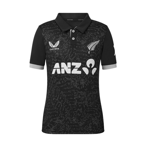 CASTORE BLACKCAPS KIDS' ODI REPLICA SHIRT