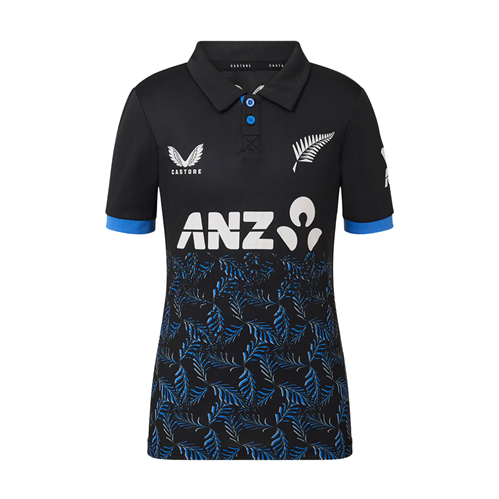 CASTORE BLACKCAPS KIDS' T20 REPLICA SHIRT