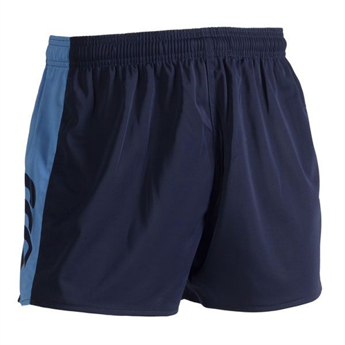 CCC PANELLED POLYESTER SHORTS NAVY
