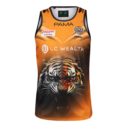 CCC WESTS TIGERS TRAINING SINGLET