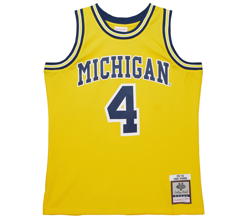 MITCHELL & NESS SWINGMAN MICHIGAN CHRIS WEBER 1991-92 JERSEY