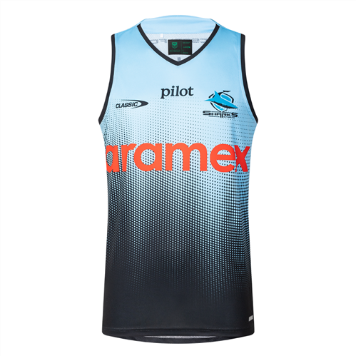 CLASSIC CRONULLA SHARKS PRO TRAINING SINGLET