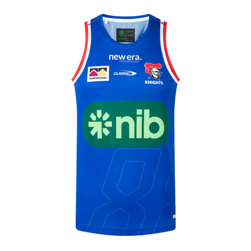 CLASSIC NEWCASTLE KNIGHTS PRO TRAINING SINGLET ROYAL