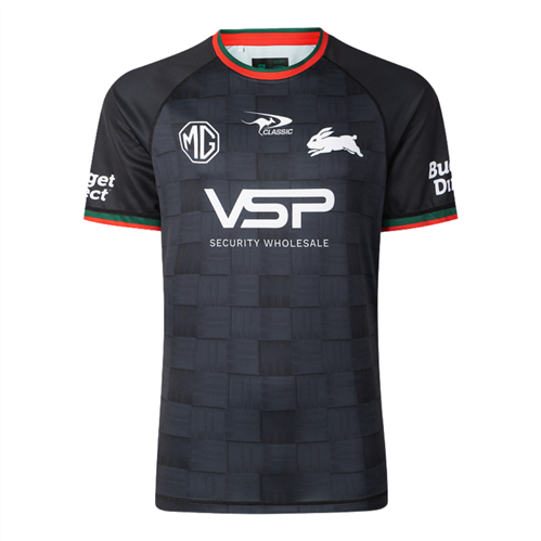 CLASSIC SOUTH SYDNEY RABBITOHS PRO TRAINING TEE BLACK