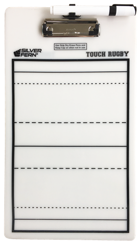 SILVER FERN TOUCH RUGBY COACHING BOARD