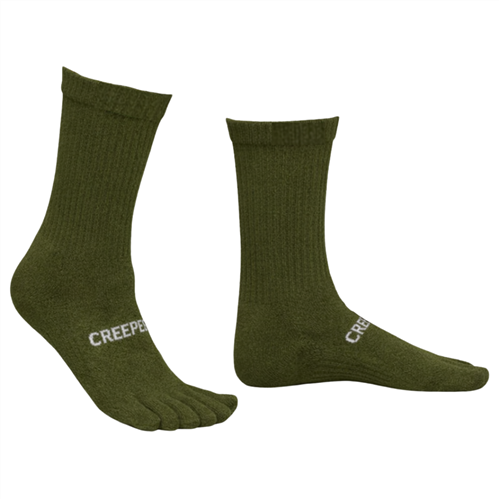 CREEPERS CUSHIONED MERINO BOOT TOE SOCKS - CAMO TOES