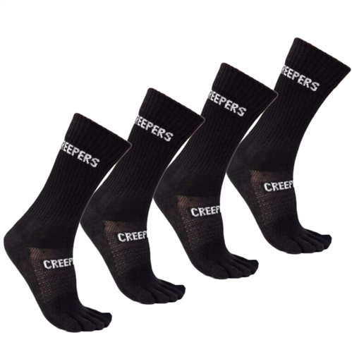 CREEPERS CREW MERINO TOE SOCKS 2.0 (4 PACK)