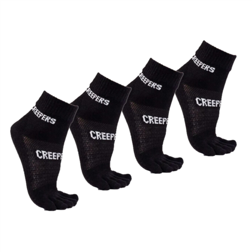 CREEPERS QUARTER CREW MERINO TOE SOCKS 2.0 (4 PACK)