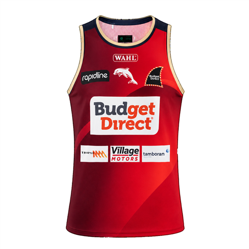 CLASSIC DOLPHINS PRO TRAINING SINGLET RED/BLACK