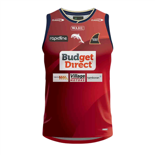 CLASSIC DOLPHINS PRO TRAINING SINGLET RED/BLACK