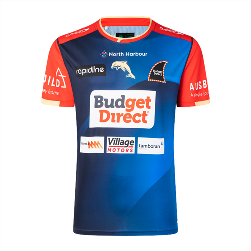 CLASSIC DOLPHINS PRO TRAINING TEE NAVY/RED