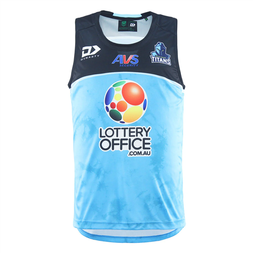 DYNASTY GOLD COAST TITANS TRAINING SINGLET