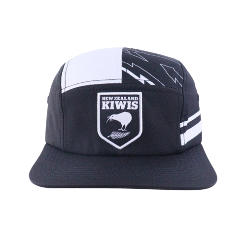 DYNASTY NZRL KIWIS 5 PANEL CAP BLACK/WHITE