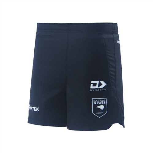 DYNASTY NZRL KIWIS KIDS' TRAINING SHORTS