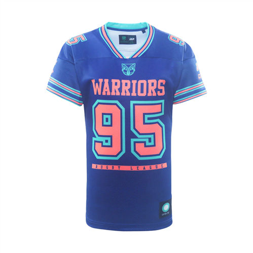 DYNASTY NZ WARRIORS KIDS' MAGIC ROUND GRIDIRON TEE