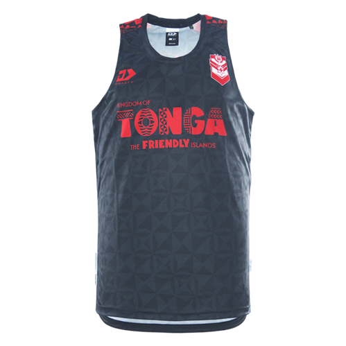 DYNASTY TONGA TRAINING SINGLET BLACK