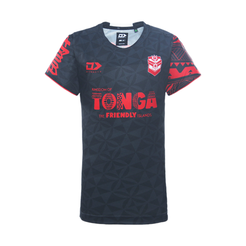 DYNASTY TONGA KID'S TRAINING TEE BLACK