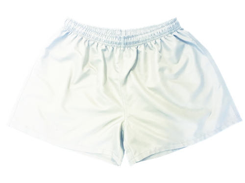 SILVER FERN RUGBY SHORTS WHITE