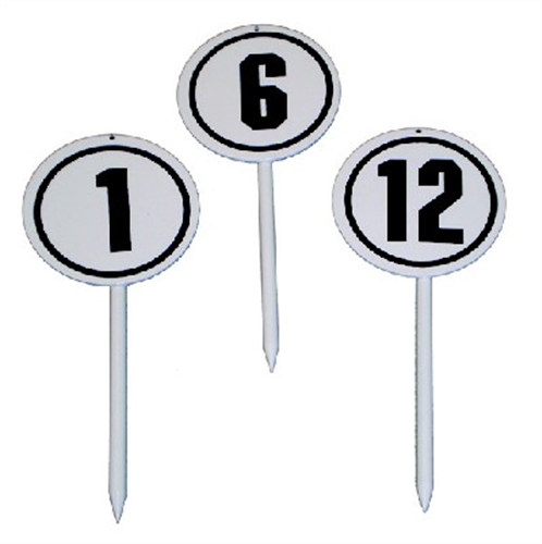 SILVER FERN NUMBERED FIELD EVENT MARKERS