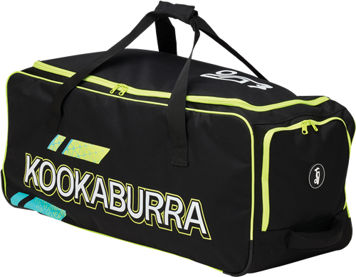 KOOKABURRA PRO 3.0 WHEELIE BAG BLACK/FLURO/YELLOW 2021