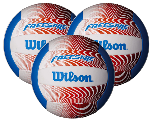 WILSON FREESTYLE VOLLEYBALL 3 PACK