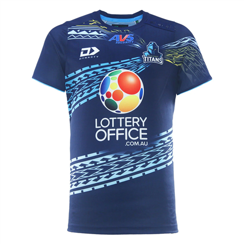 DYNASTY GOLD COAST TITANS PASIFIKA TRAINING TEE