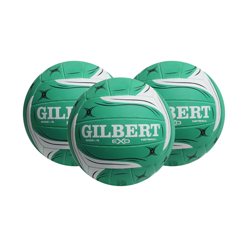 GILBERT EXO TEAL NETBALL 3 PACK