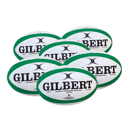 GILBERT PATHWAYS JUNIOR MATCH BALL 6 PACK