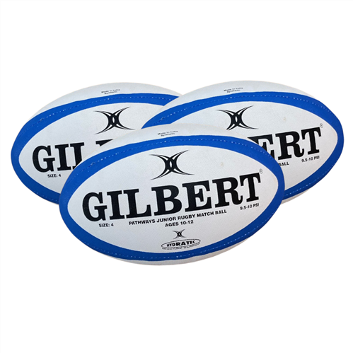 GILBERT PATHWAYS JUNIOR MATCH BALL 3 PACK