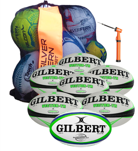 GILBERT TEAM RUGBY BALL PACK