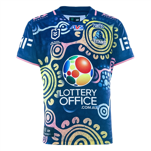 DYNASTY GOLD COAST TITANS INDIGENOUS JERSEY