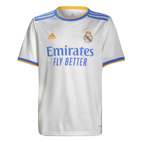 ADIDAS REAL MADRID KIDS' HOME JERSEY