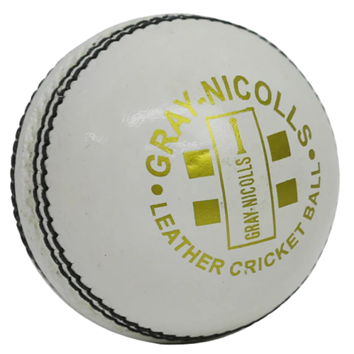 GRAY-NICOLLS CLUB WHITE CRICKET BALL