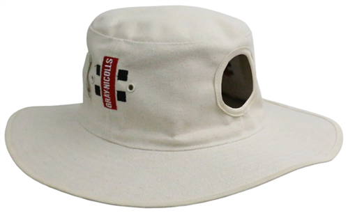 GRAY-NICOLLS CRICKET LONG HAIR SUNHAT WHITE