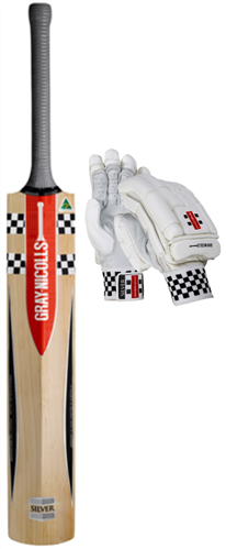 GRAY-NICOLLS SILVER BATTING BUNDLE