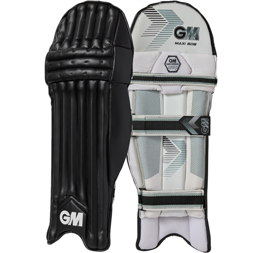 GUNN & MOORE MAXI 606 BLACK BATTING PADS