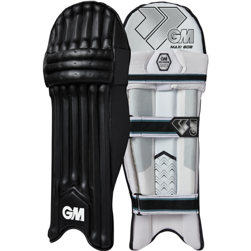 GUNN & MOORE MAXI 606 BLACK BATTING PADS