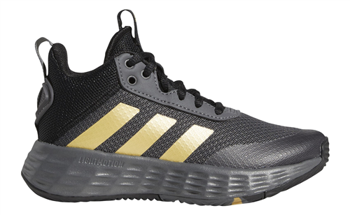 ADIDAS OWN THE GAME 2.0 JNR GREY/GOLD/BLACK